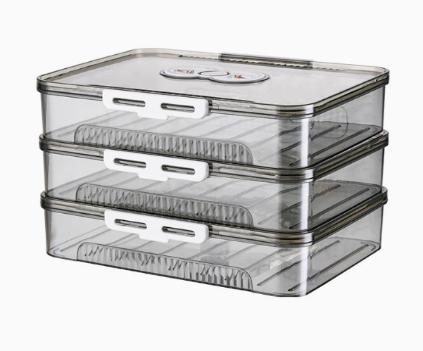 Clear Dumpling Organizer Box