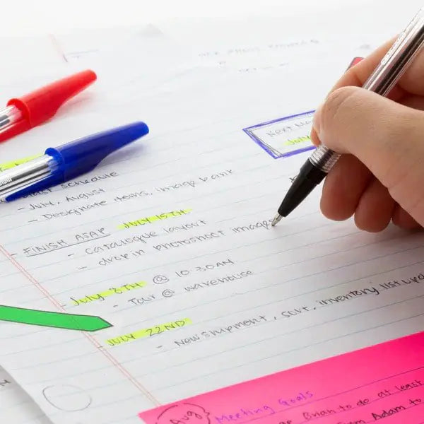 Pure Assorted Color Pens (12/Pack)